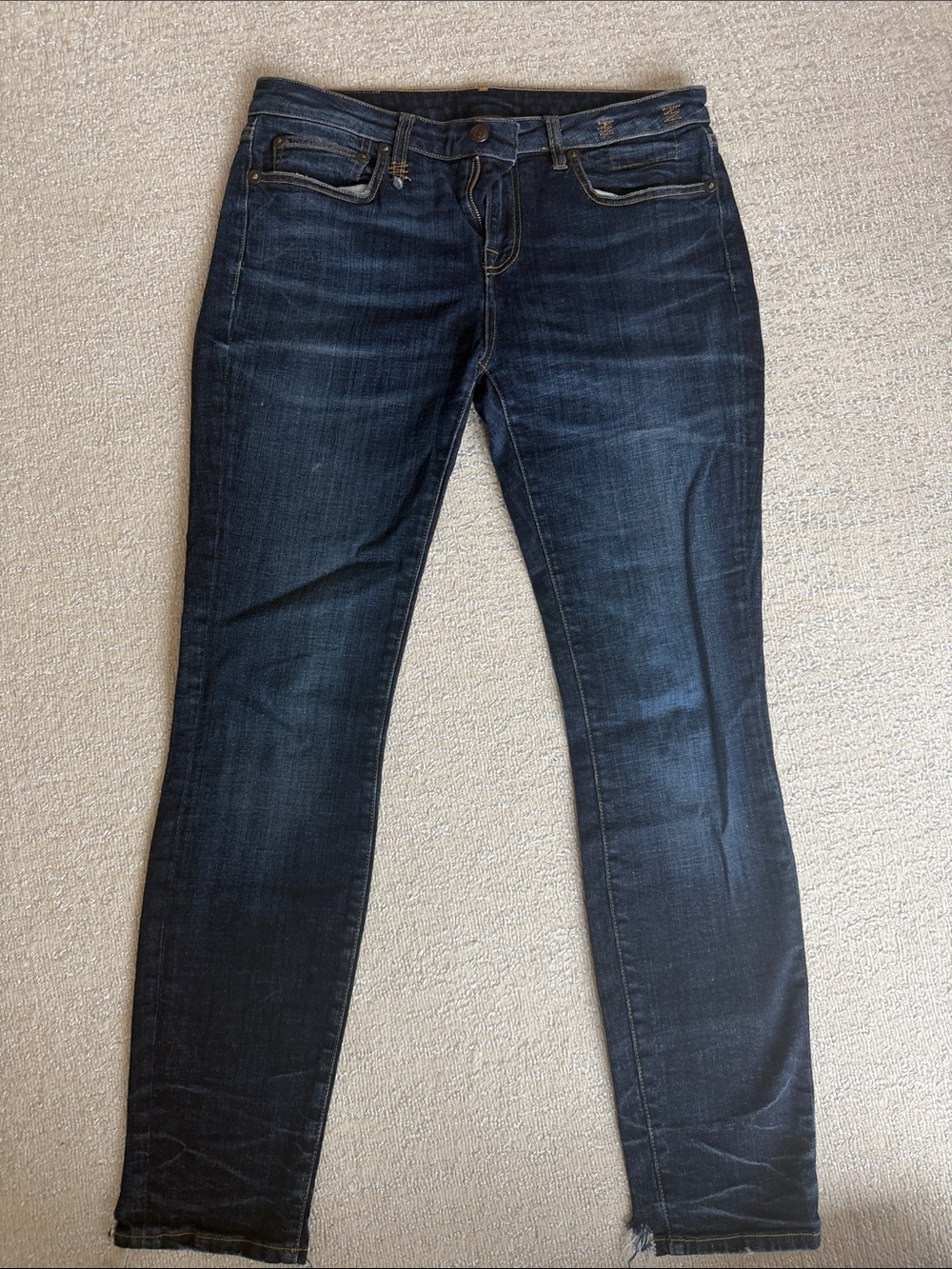 R13 Women's Dark Blue Alison Skinny Jeans